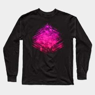 The Wizard's Box Neon Abstract Long Sleeve T-Shirt